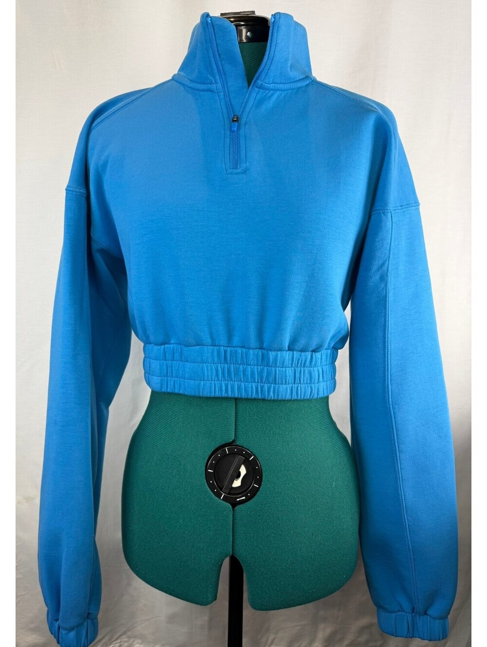 Paragon AirFit Rest Day Half Zip Sweatshirt Women’s S Starstruck Blue Cropped